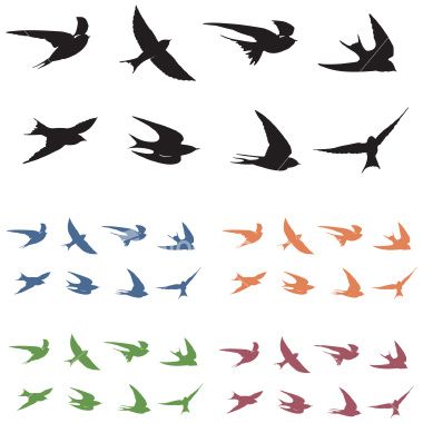 Small Bird Tattoos | Bird Outline ...