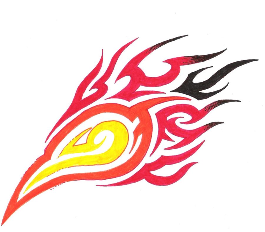 Tribal Flame Clipart