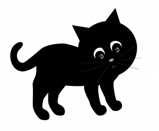 Black Cat Clipart Black And White