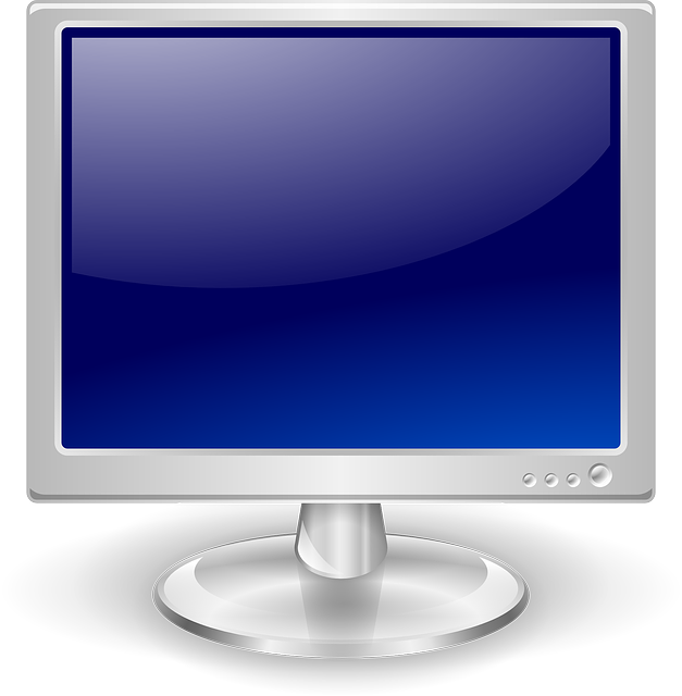 Free Realistic Computer Monitor Clip Art