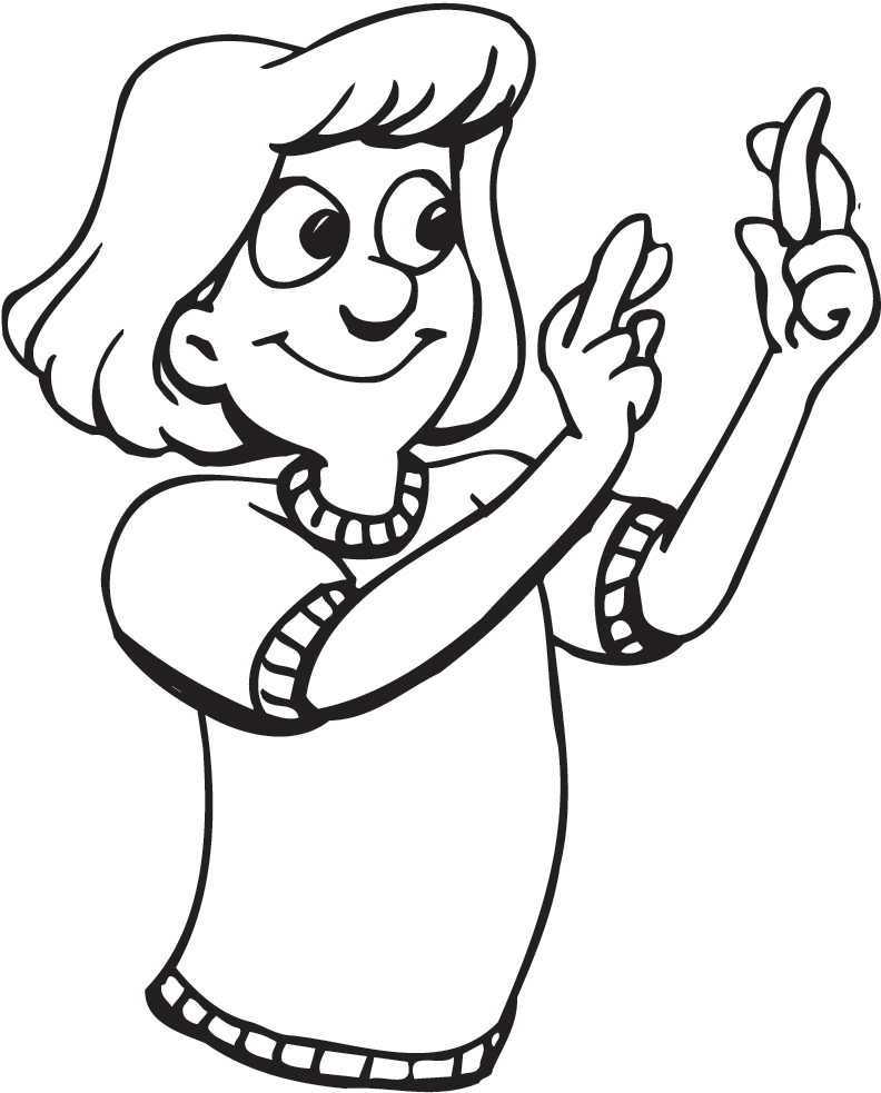 free clip art crossed fingers - photo #2