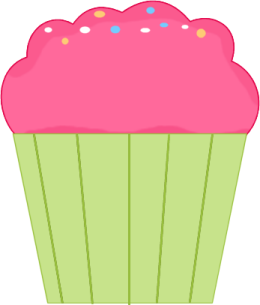 Birthday cupcake pictures clip art