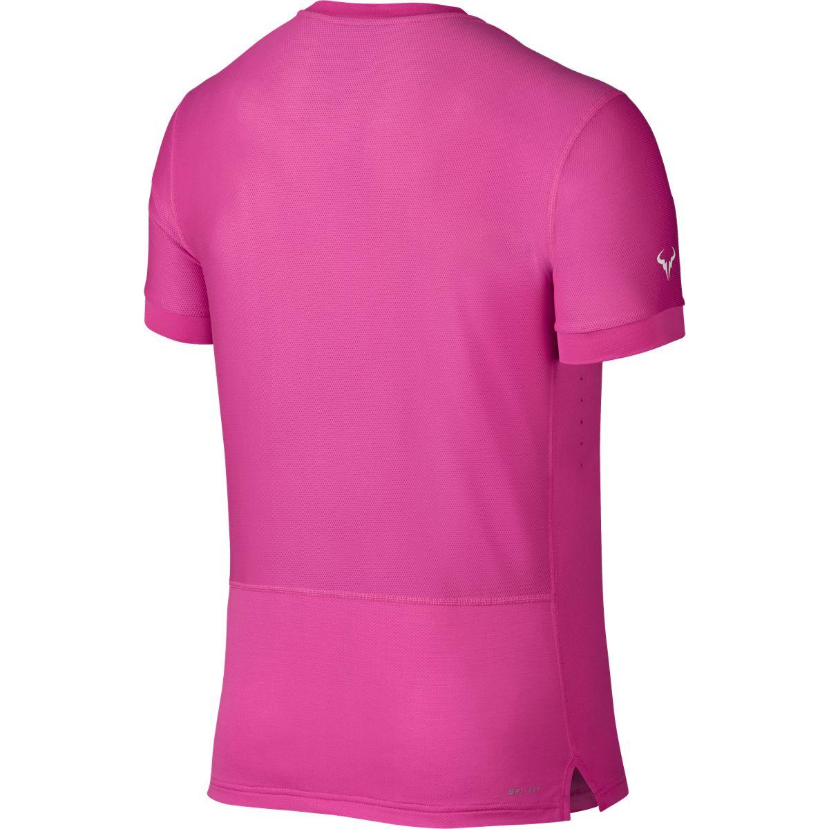 Nike Mens Challenger Premier Rafa Crew - Pink Pow/Volt ...