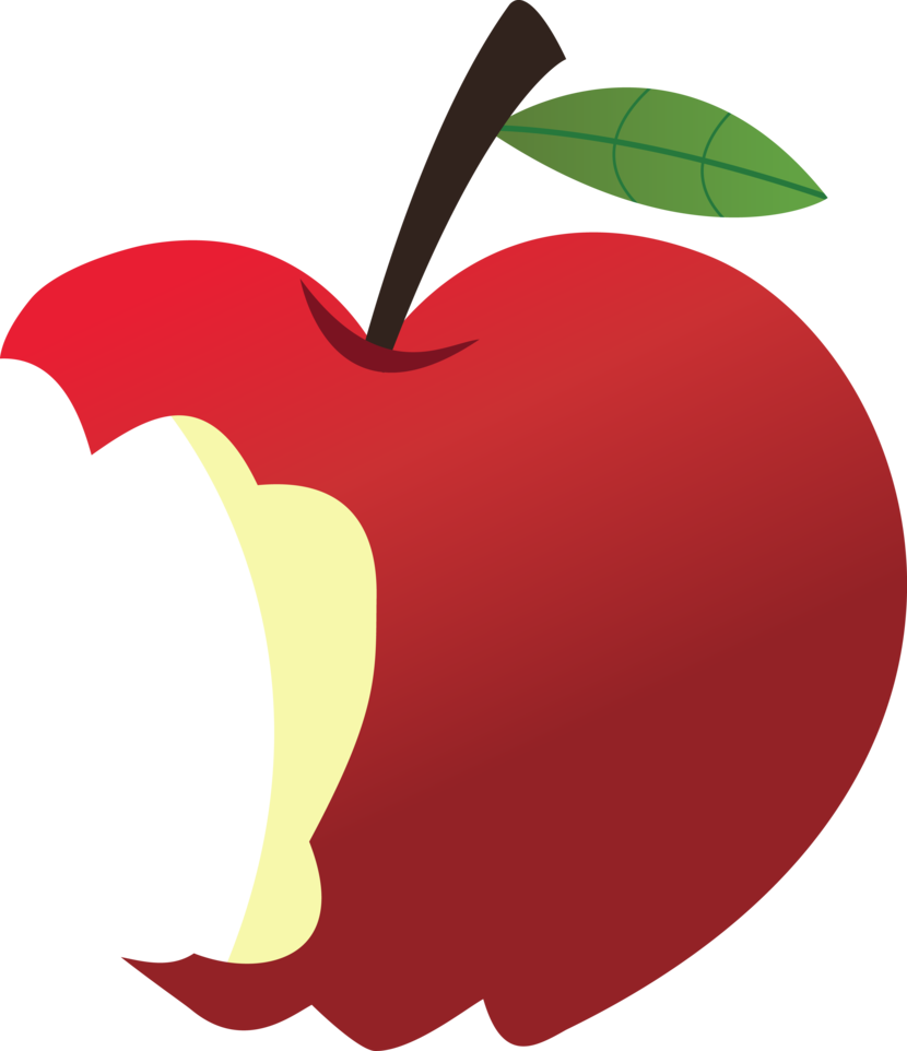 Bitten Apple Clip Art