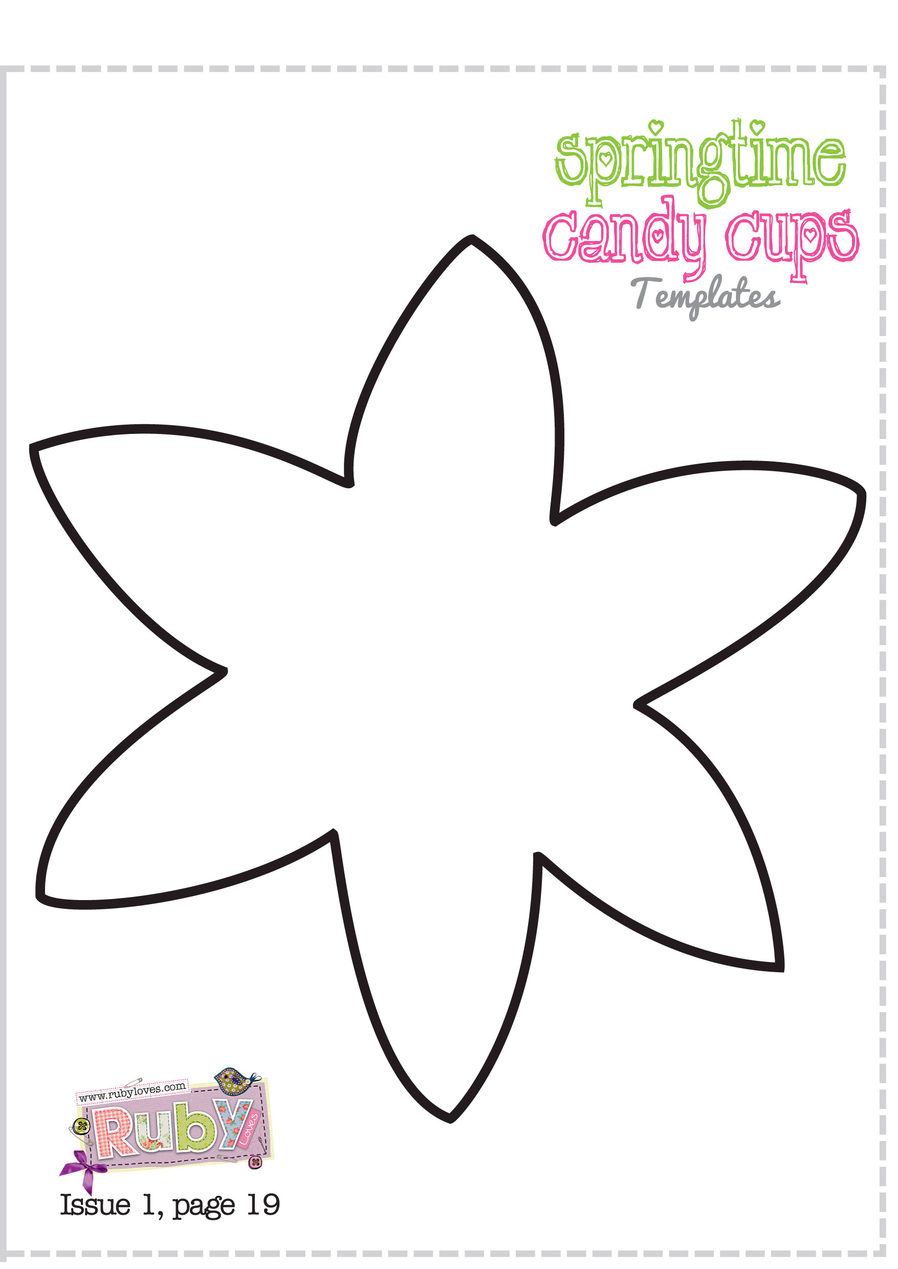 Daffodil Template Printable