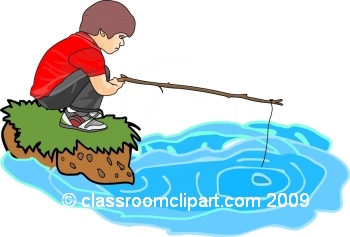 Kids Fishing Clipart - Free Clipart Images