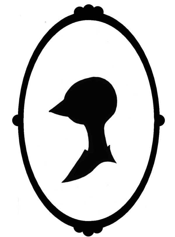 Bird silhouette portrait