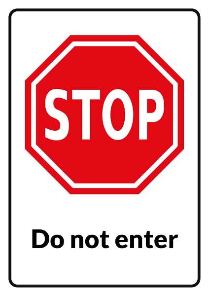 Stop sign template, How to print Stop sign, Stop sign, Stop sign ...