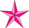 623 views Pink Nautical Star Wings clip art - vector clip art online ...
