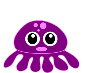 Cute Octopus clip art - vector clip art online, royalty free ...