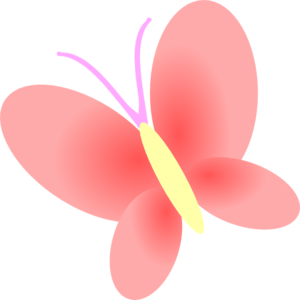 Butterfly Pink clip art - vector clip art online, royalty free ...