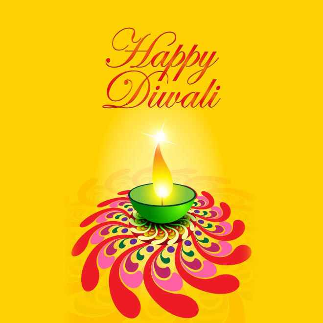 30 Best and Beautiful Diwali Greeting card Designs and backgrounds