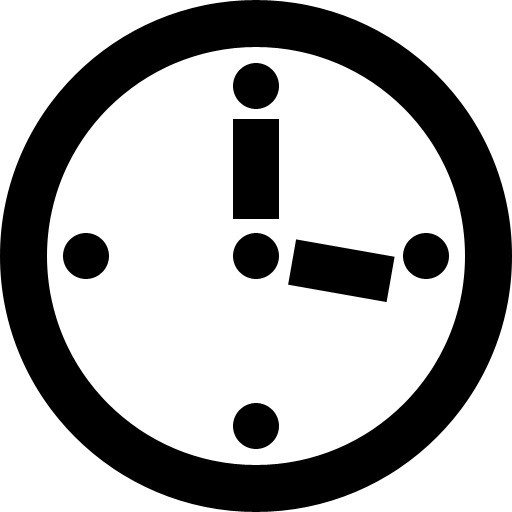 General psd clock with hands