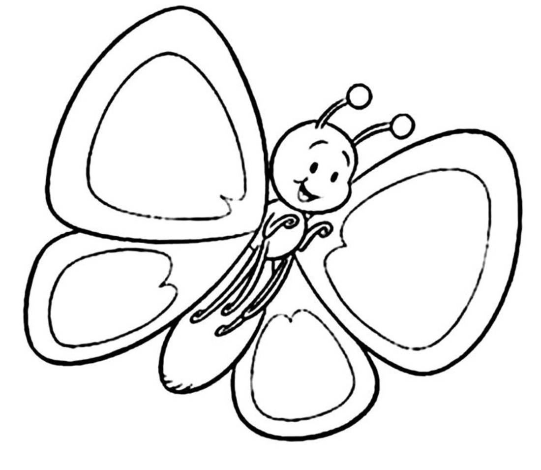 Color1 Butterfly Coloring Pages Printable Coloring Clipart Best Clipart Best