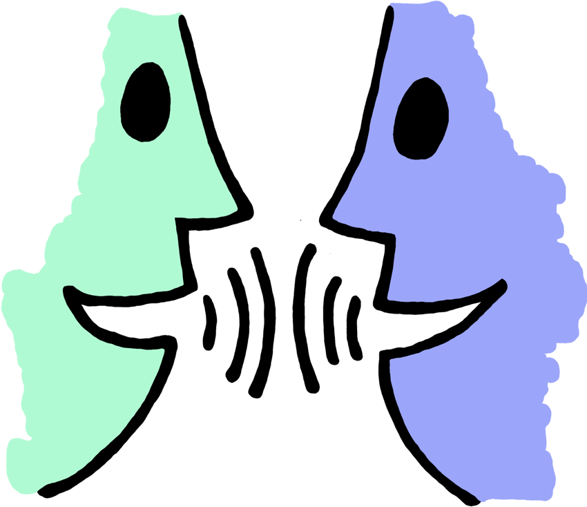 2 People Talking Clipart - ClipArt Best
