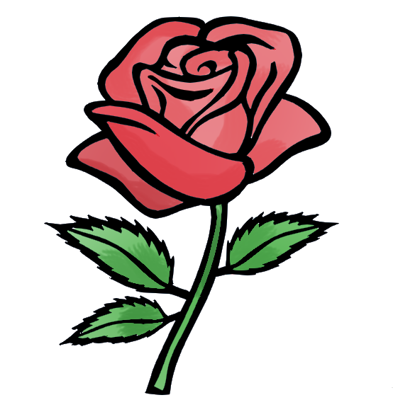 animated clip art roses - photo #16