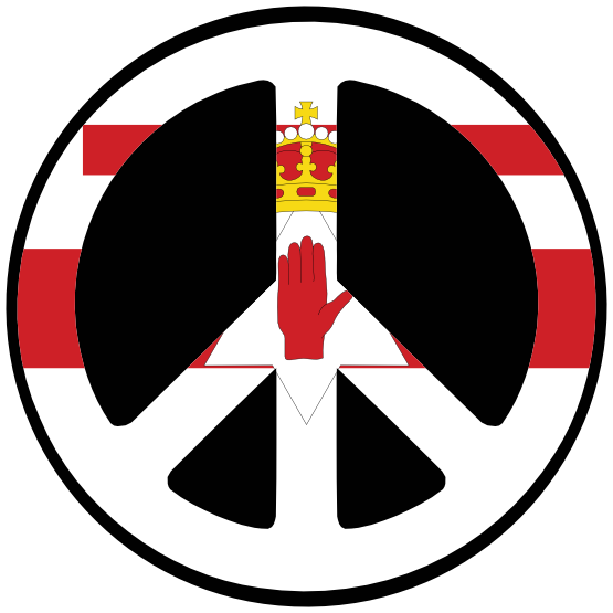 Clip Art: northern ireland peace symbol flag 6 ...