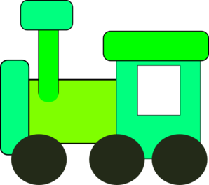 Green Train clip art - vector clip art online, royalty free ...