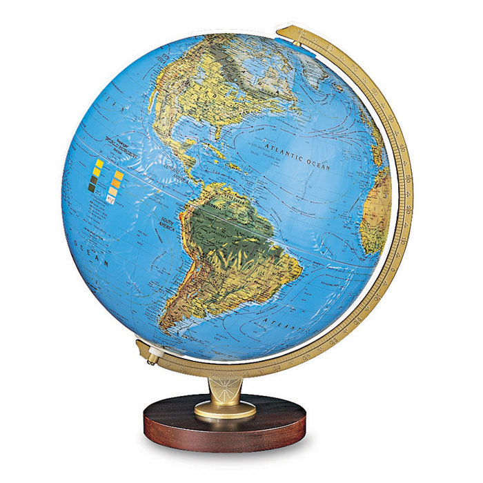 Livingston Illuminated World Globe at Brookstone—Buy Now!
