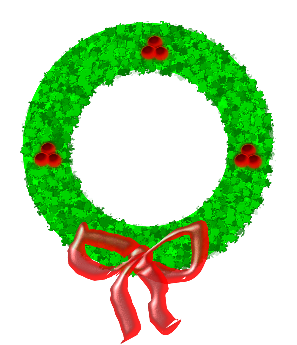 wreath christmas xmas holiday SVG