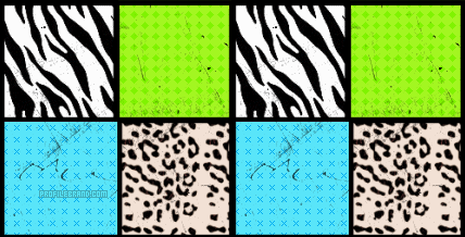 Zebra Leopard Squares Animal Print Formspring Background