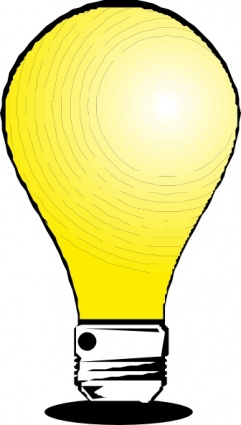 Light Bulb clip art vector, free vectors
