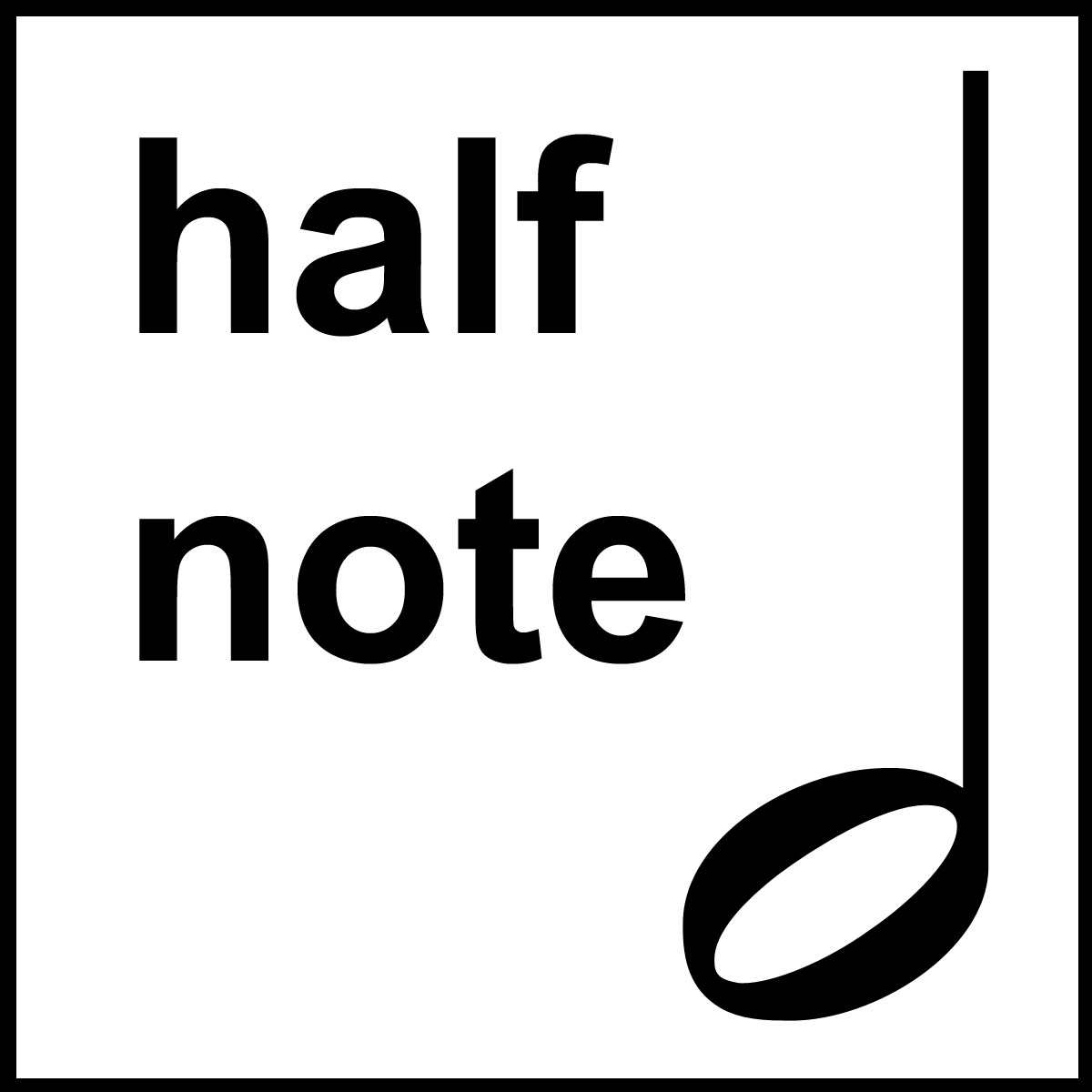 Beth's Music Notes: Half Note Lesson