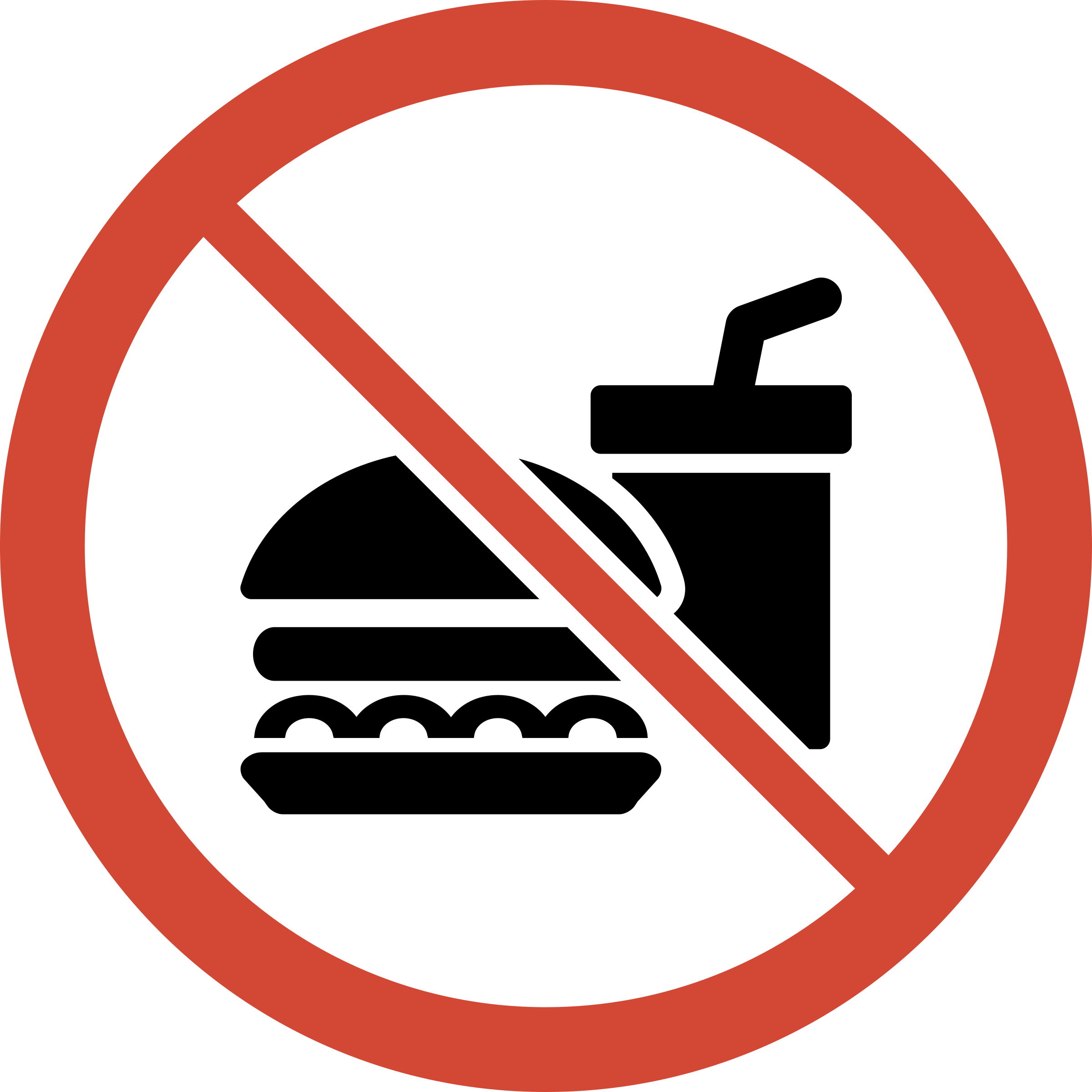 Clipart - No Food or Drink Sign