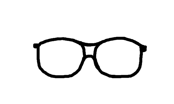 BIG nerd glasses TEMPLATE! use if u want! - Sketchfu - ClipArt ...