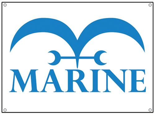 One Piece Marine Flag