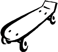 Clipart Of Skateboard - ClipArt Best