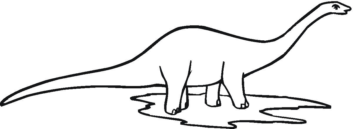 free black and white clipart of dinosaurs - photo #35