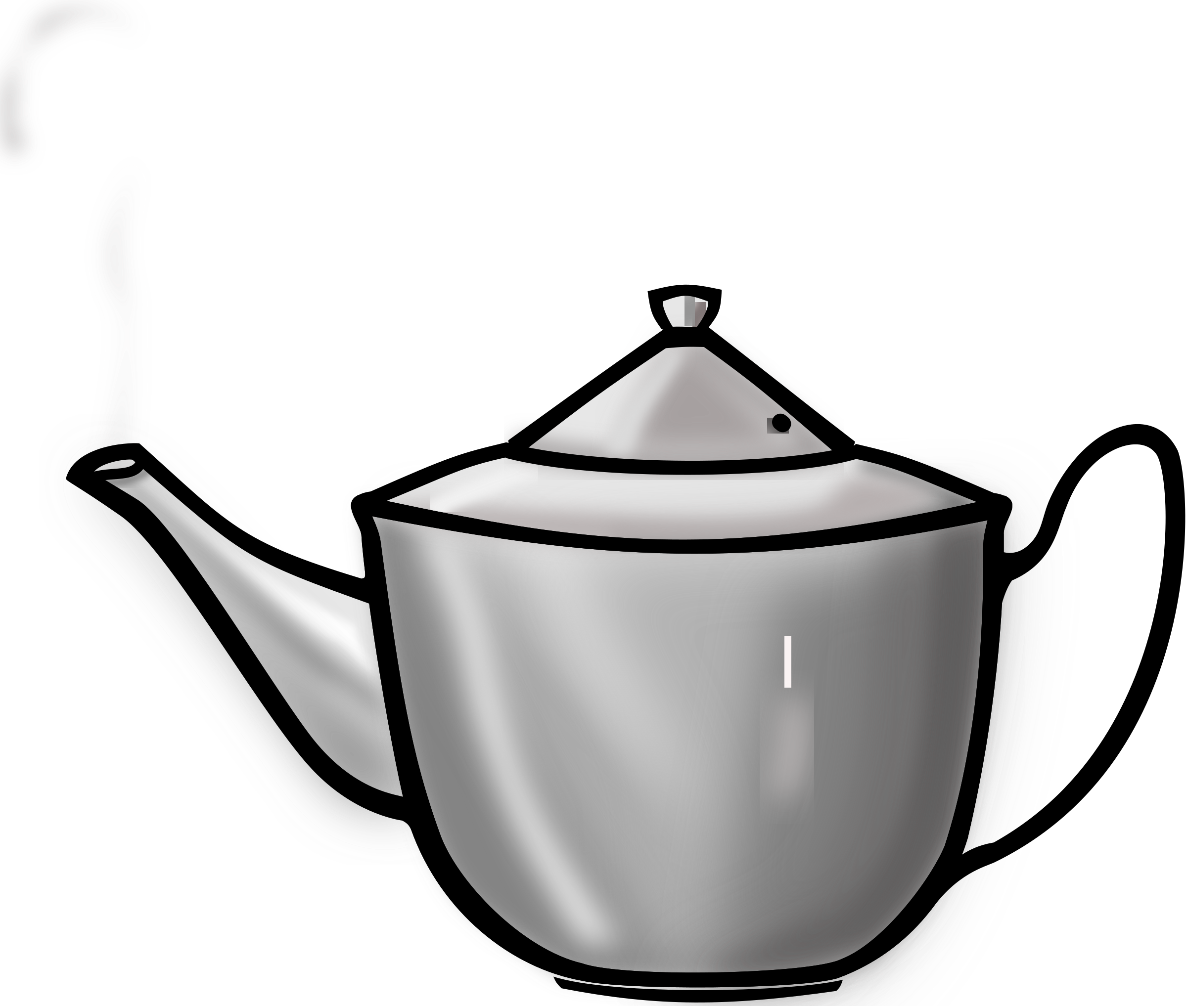 Clipart - Metal Tea pot