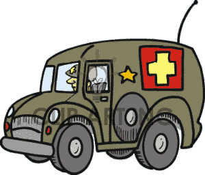Military nurse clipart