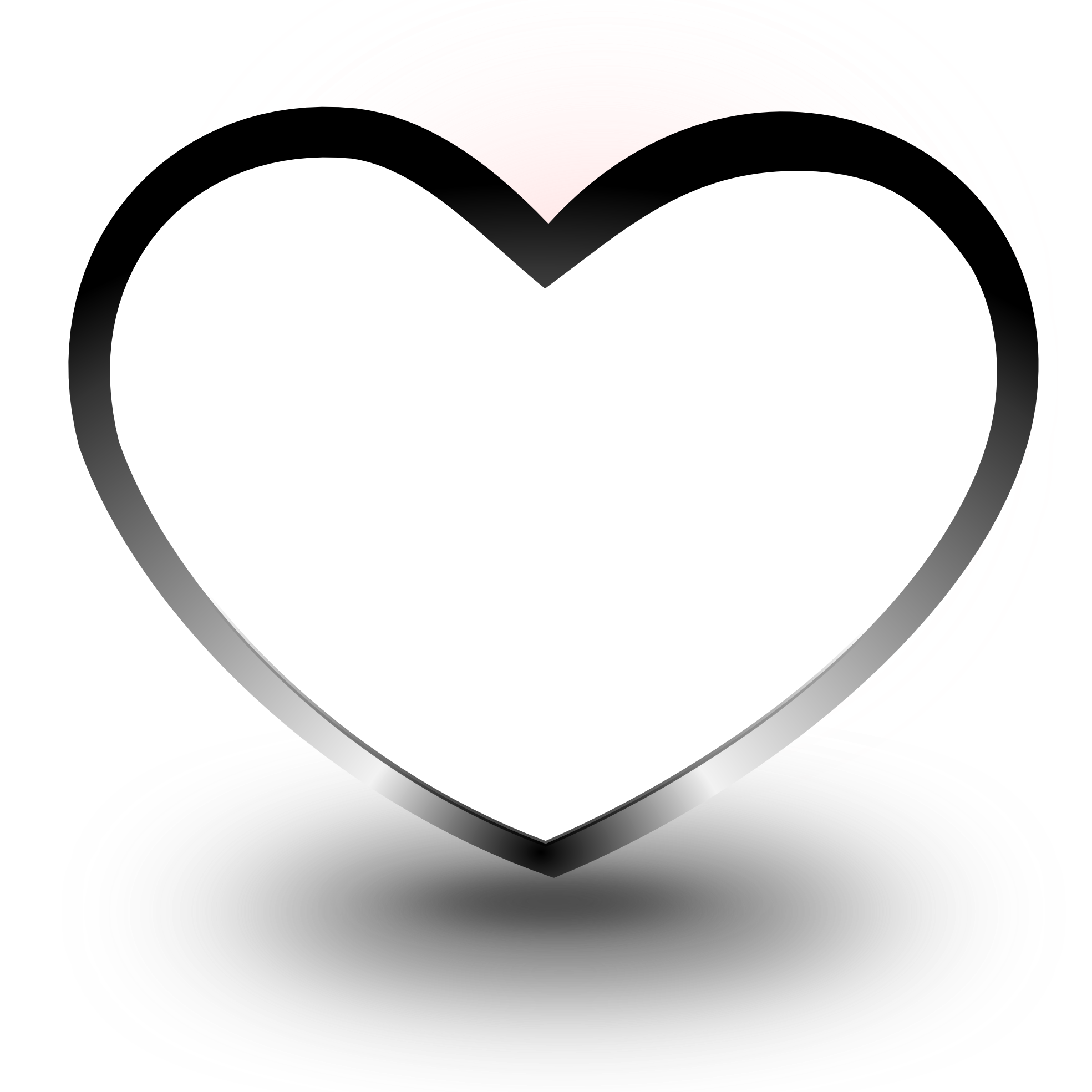 clipartist.net Â» Clip Art Â» Heart Black White Line Art Valentine ...