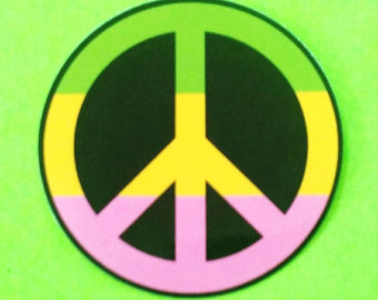 Rasta peace sign | Etsy