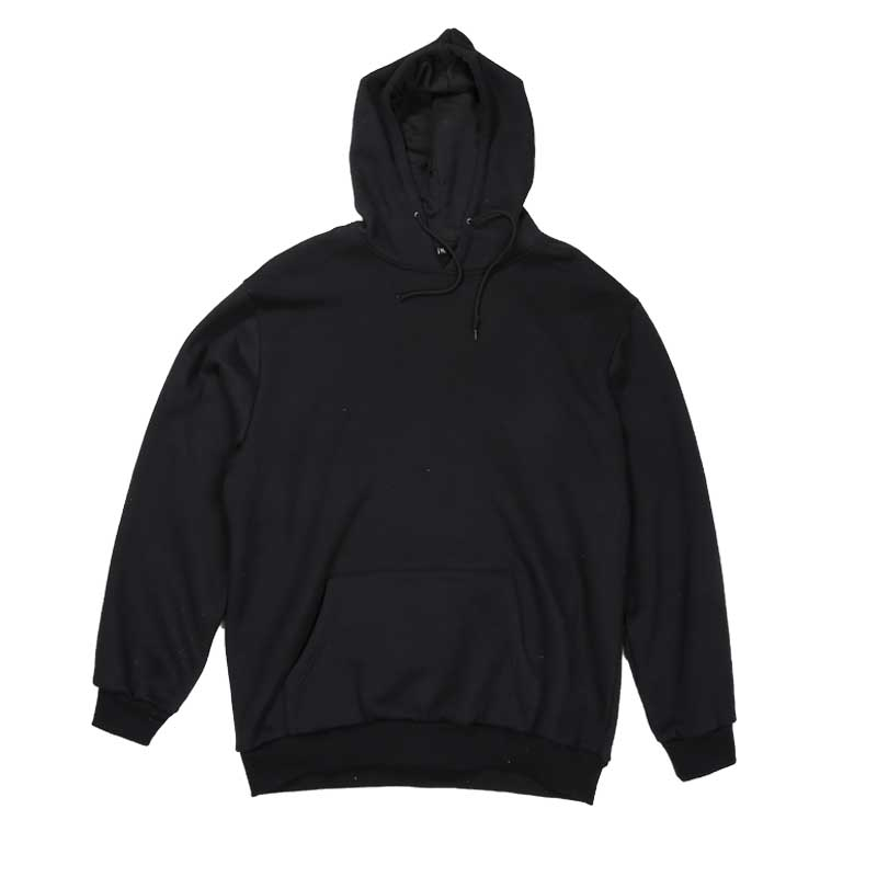 Wholesale Bulk Plain Black Hoodie,Blank Pullover Hoodie,No Zipper ...