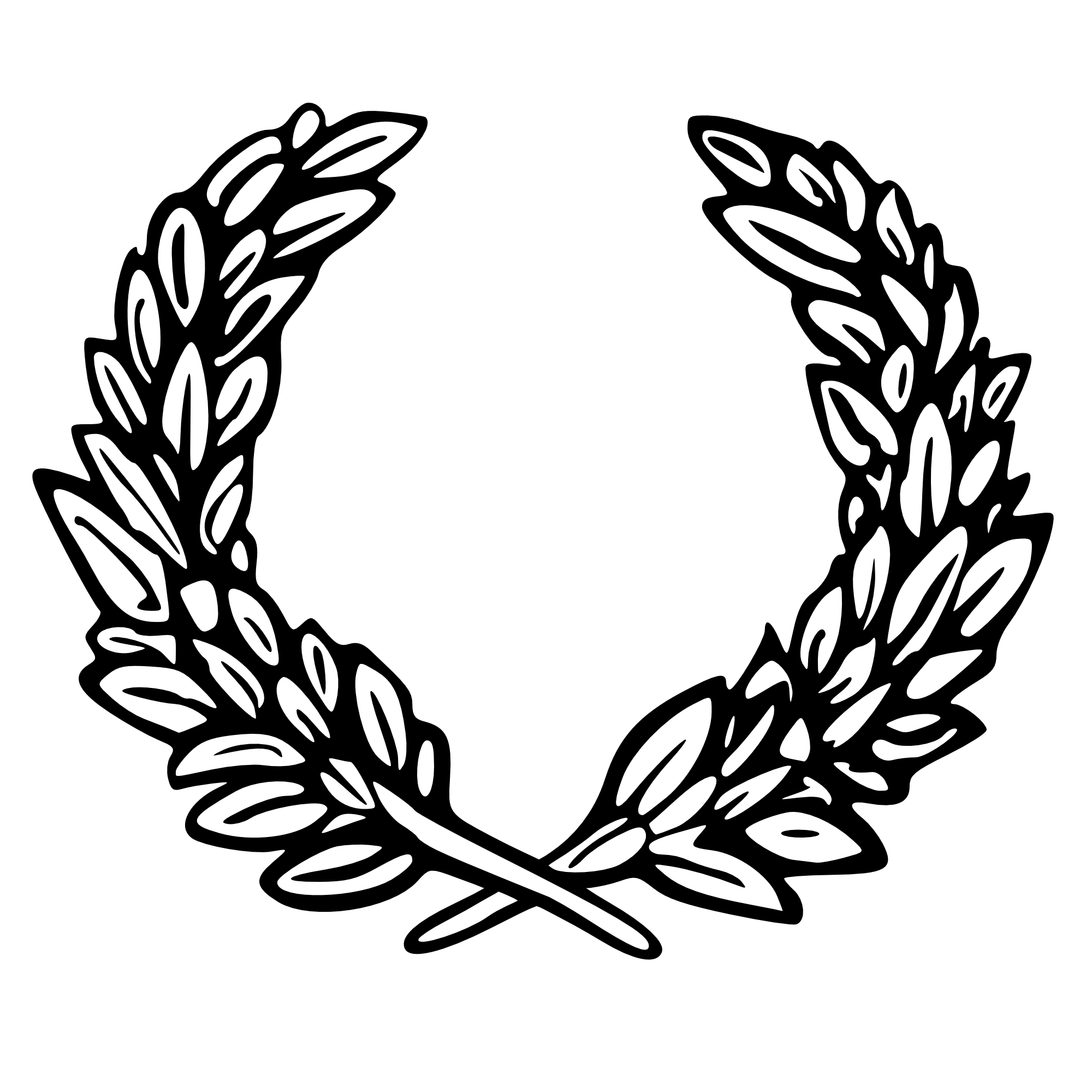 Olive wreath clip art