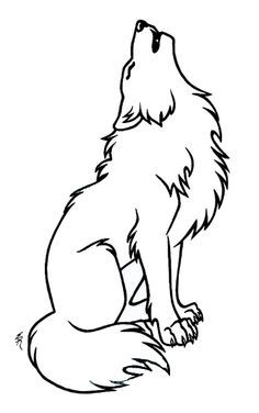 Wolf Howling Drawing | Drawings ...
