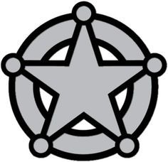 Police officer badge clipart