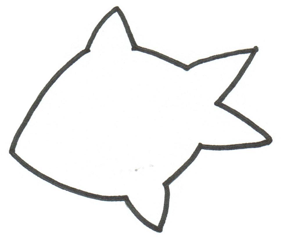 Best Photos of Blank Fish Template - Fish Template Cut Out ...