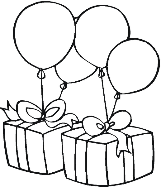 Birthday Clipart Black And White Free