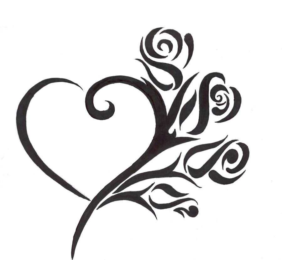 Tribal Heart Tattoos Designs, Ideas and Meaning | Tattoos For You