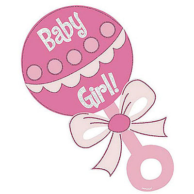 its a girl baby shower clipart