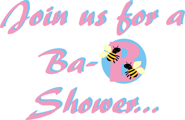 Baby Shower Invitation Clipart