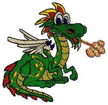 dragon embroidery design free download
