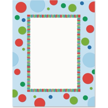 Polka Dot Party Winter Holiday PaperFrames™ Border Papers by ...