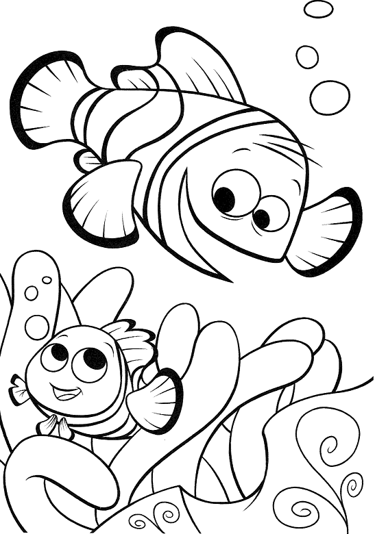 2014 Finding Nemo coloring pages