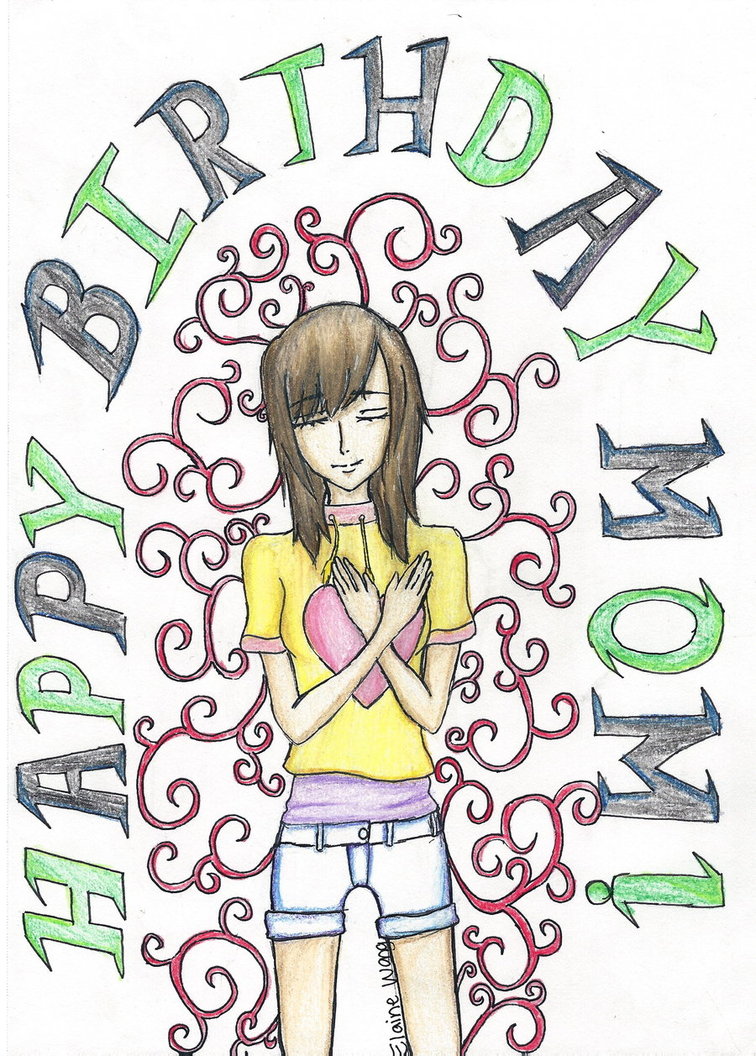 happy birthday mom clipart - photo #26