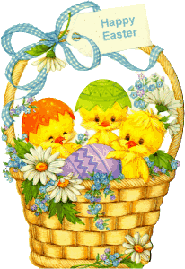 Free Easter Clipart - Flowers, Baskets, Chicks